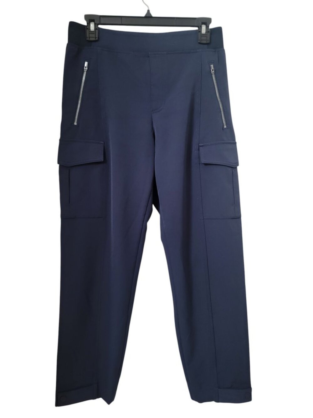 Athleta Size 6 / P Navy Blue Endless High Rise Cargo Pants, Gently Used Cond.